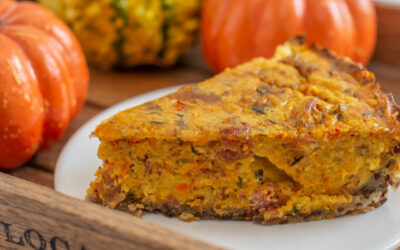 Kürbis-Quiche