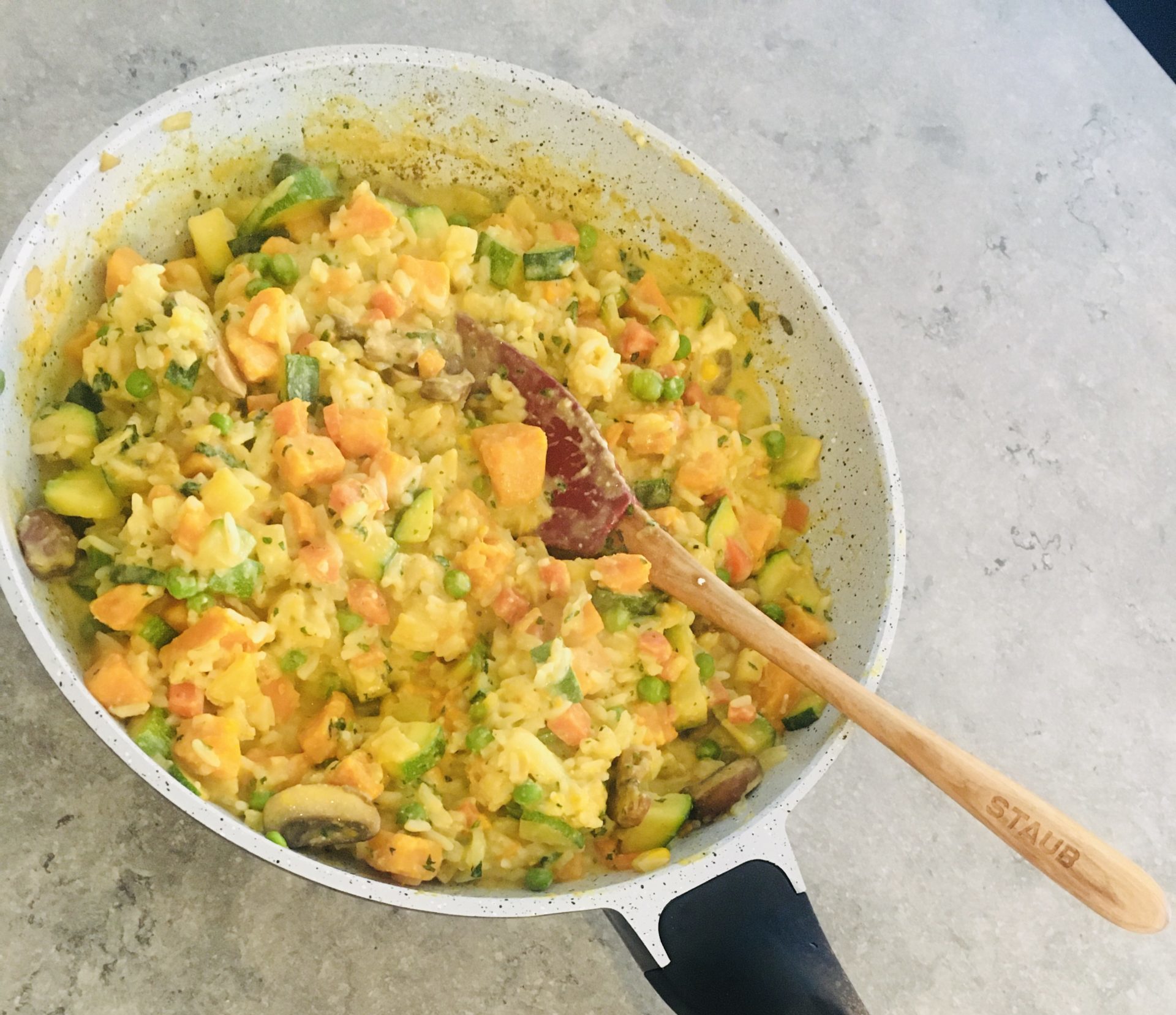 Curry-Gemüsepfanne · Iss Dich gesund ・ Melanie Hinkel